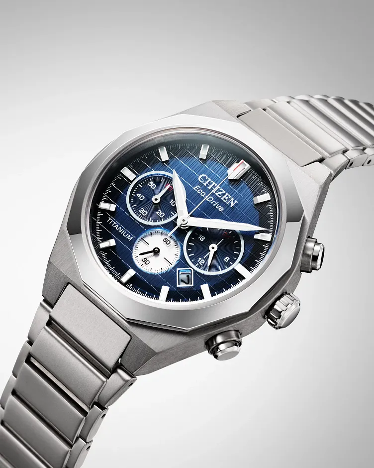 Zenshin Senkei Blue Dial Super Titanium Bracelet CA4691-59L | CITIZEN Zenshin Senkei Blue Dial Super Titanium Bracelet CA4691-59L | CITIZEN